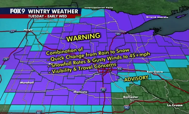 MN school closings: Winter storm closing schools early on Tuesday