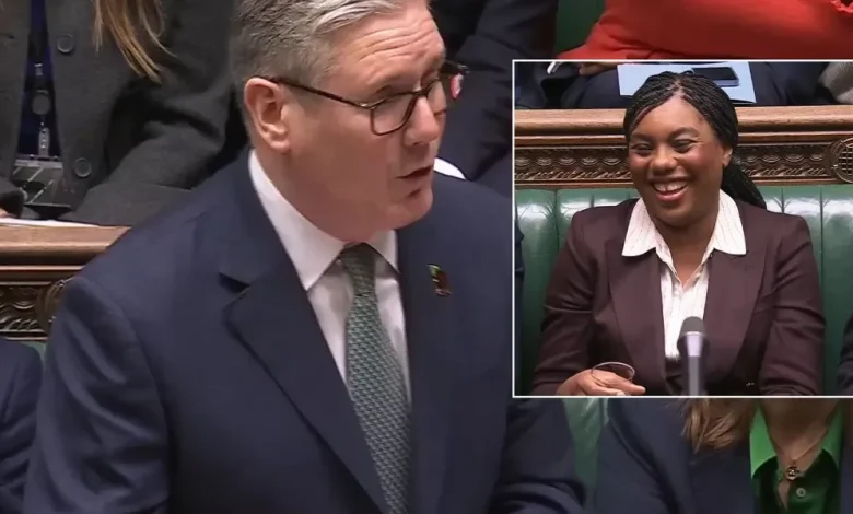 MPs left in hysterics as Keir Starmer says 'we are a united team' - WATCH