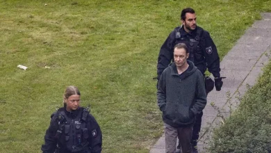 Madeleine McCann suspect's camp guarded by women with chilling four-word message