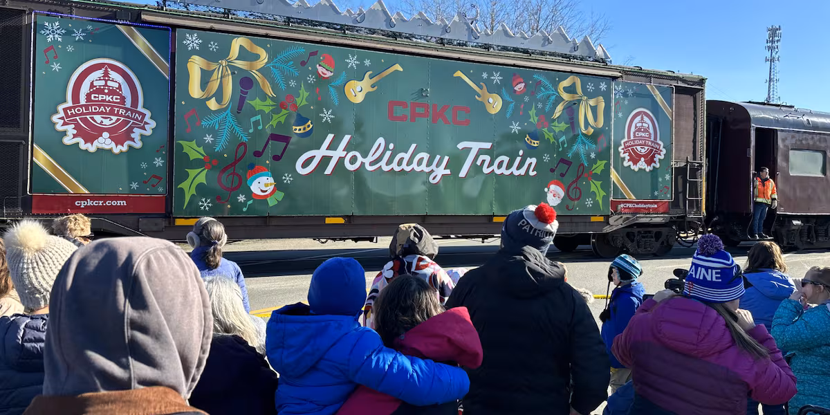 Maine food pantries benefiting from CPKC Holiday Train stops Saturday