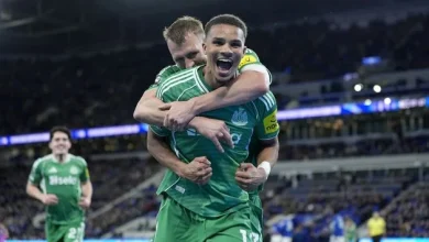 Malick Thiaw nets after 55 seconds as Newcastle ease to victory at Everton