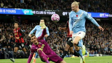 Man City 3 Bournemouth 1: Erling Haaland scores twice and unveils brilliant new celebration as City go second