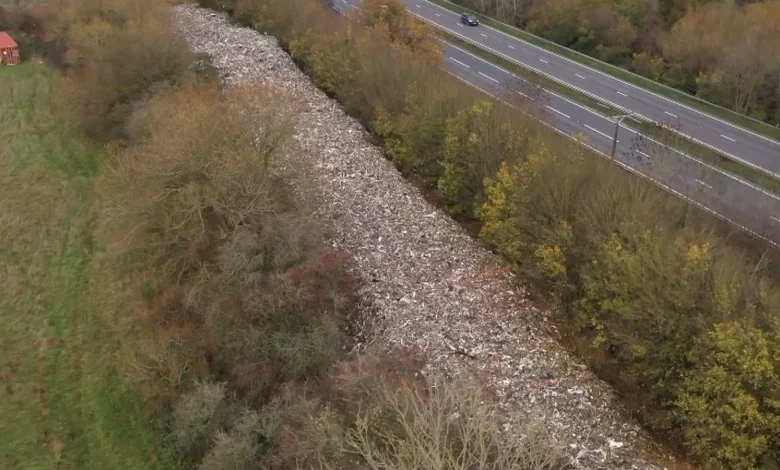 Man arrested in connection with massive illegal waste dump in Kidlington, Oxfordshire