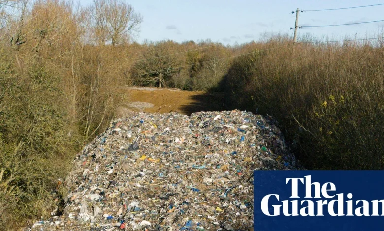 Man arrested over illegal waste ‘mountain’ by river in Oxfordshire