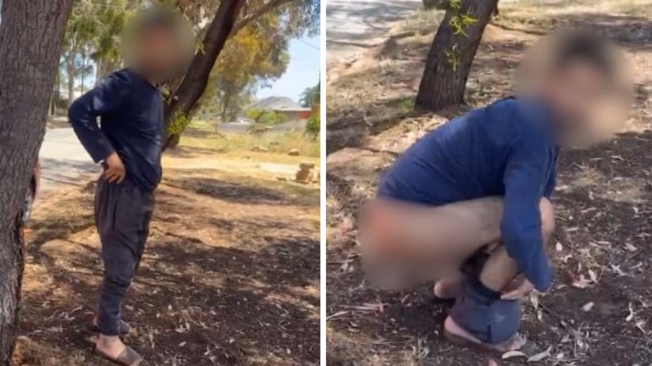 Man caught in ‘disgusting’ act on nature strip