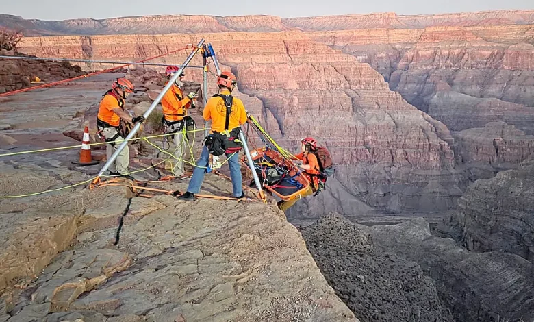 Man dies at Grand Canyon after slipping over edge, falling more than 100 feet, sheriff's office says