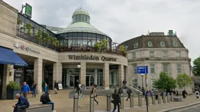 Man rushed to hospital after van explodes in London shopping centre car park