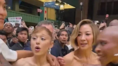 Man who rushed Ariana Grande at Wicked red carpet sentenced to nine days in jail