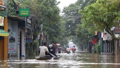 Many areas in Huế City remain heavily flooded