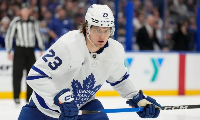 Maple Leafs' Matthew Knies returns to practice, doubtful against Canadiens