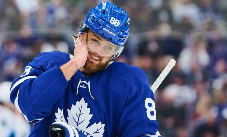 Maple Leafs' William Nylander out against Capitals due to illness