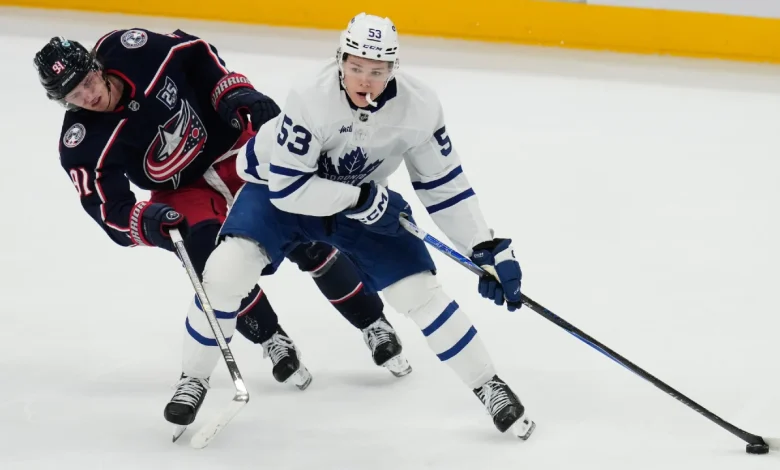 Maple Leafs assign Easton Cowan to AHL