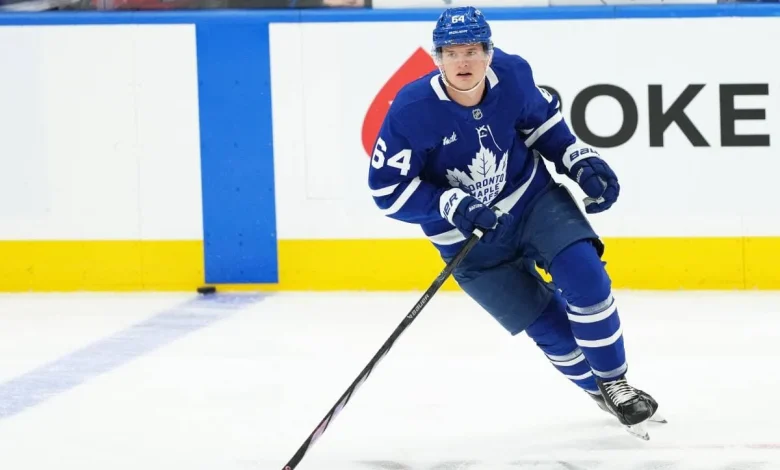 Maple Leafs place David Kampf on waivers for purpose of contract termination