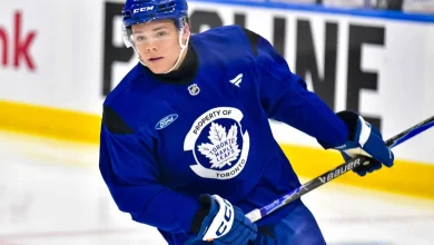 Maple Leafs send Easton Cowan to AHL’s Toronto Marlies