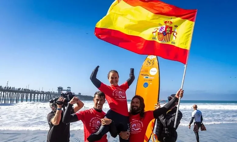 Marbella amputee surfer wins world title to complete historic treble