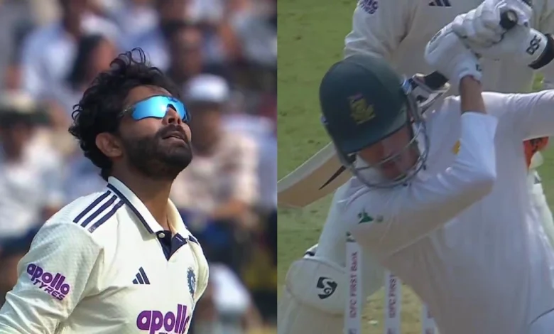 Marco Jansen smashes stunning no-look six off Ravindra Jadeja in Guwahati Test