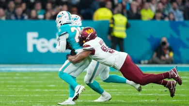 Marcus Mariota throws overtime interception, setting up Dolphins’ game-winning field goal