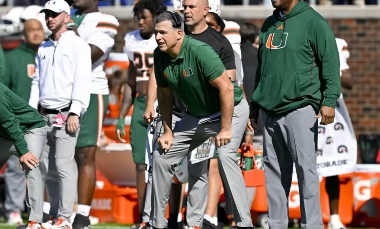 Mario Cristobal’s Miami is crashing out of the CFP picture in exactly the way you might expect