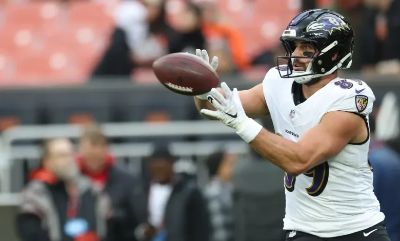 Mark Andrews moves past Derrick Mason for No. 1 on Ravens' all-time receiving yards list