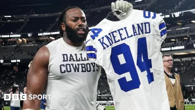 Marshawn Kneeland: Dallas Cowboys pay tribute to team-mate