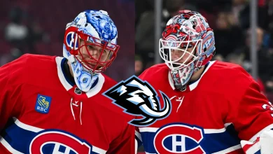 Martin St-Louis names the starting goalie for the Canadiens-Mammoth matchup