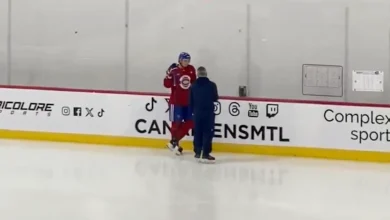 Martin St-Louis sends a clear message to Zachary Bolduc during Brossard practice