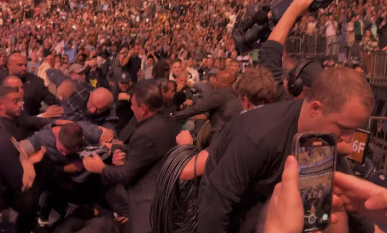 Massive brawl breaks out at UFC 322 with longtime agitator in center of it all