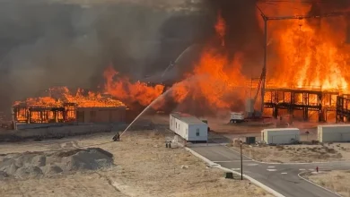 Massive fire engulfs apartment under construction near Point of the Mountain in Lehi
