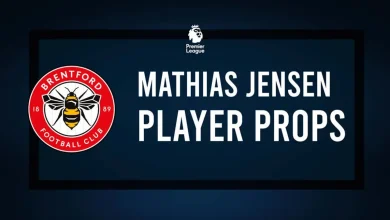 Mathias Jensen vs. Newcastle United – Player props & odds to score a goal on November 9