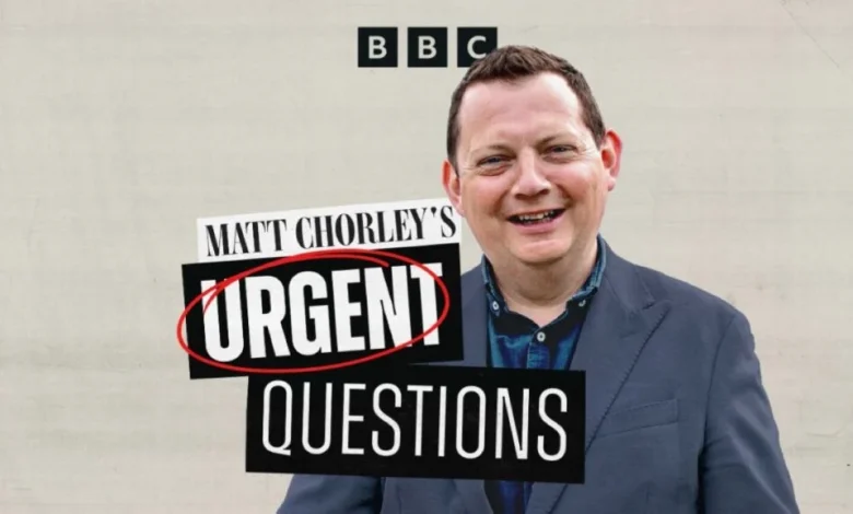 Matt Chorley to launch urgent political podcast for 5 Live