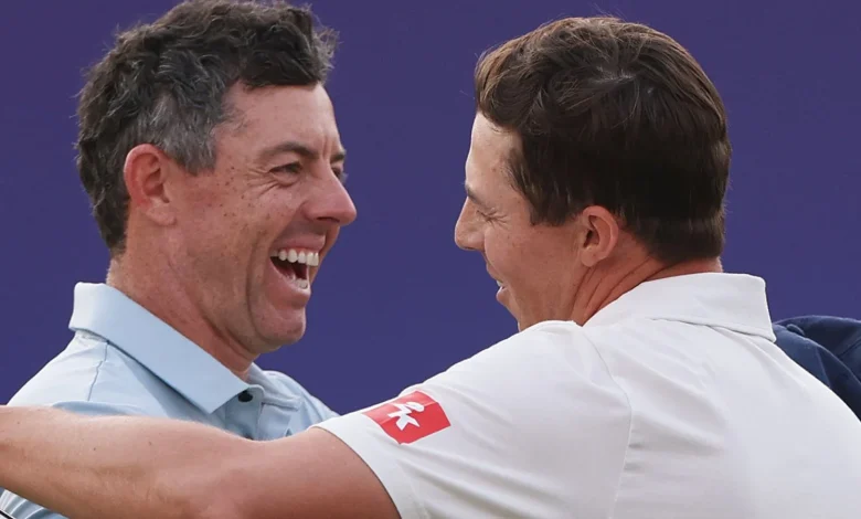 Matt Fitzpatrick edged out Rory McIlroy to win the DP World Tour Championship