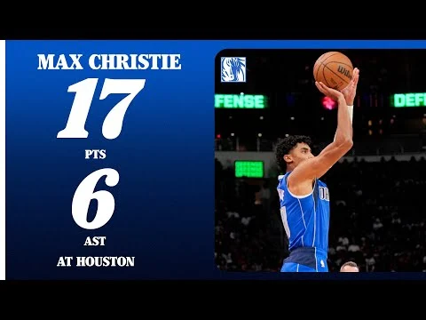 Max Christie (17 PTS 6 AST) at Houston Rockets | November 3, 2025
