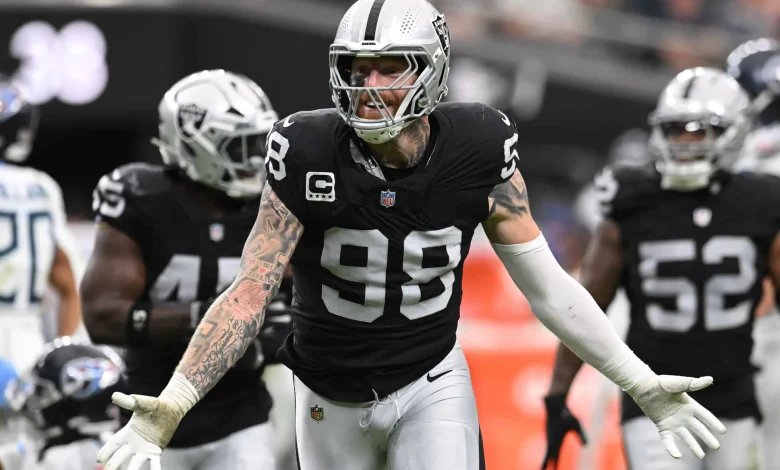 Maxx Crosby Reveals Challenges from Injuries This NFL Season