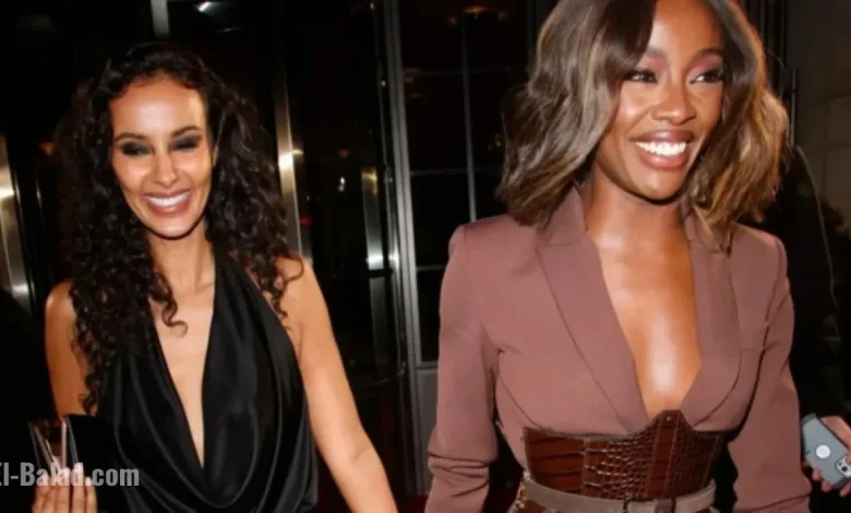 Maya Jama Stuns in Bold Outfit, Leaves GQ Afterparty with AJ Odudu