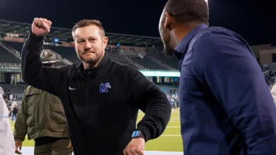 Memphis football coach Ryan Silverfield leaving for Arkansas, per reports
