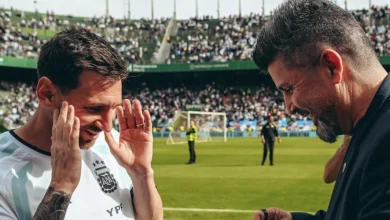 Messi’s viral reaction after receiving an Elche jersey