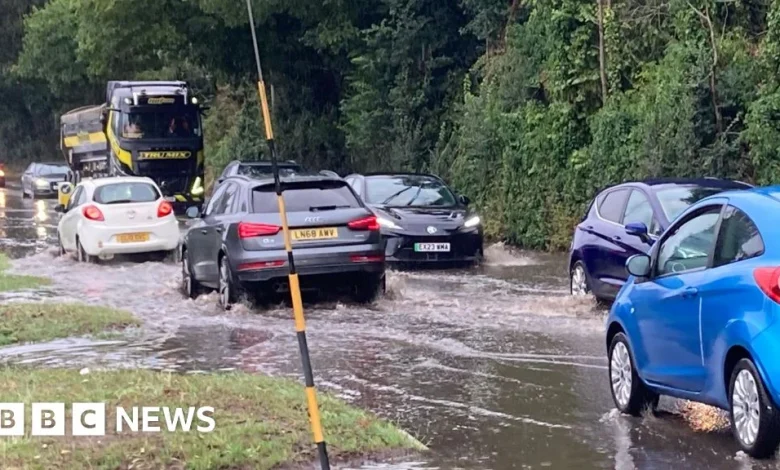 Met Office issues warnings for heavy rain across the region