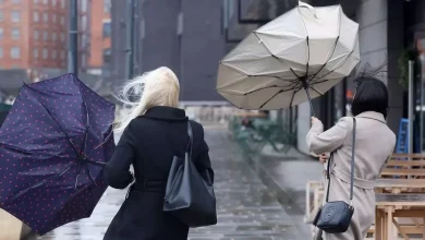 Met Office maps show where 60mph winds will hit UK this weekend