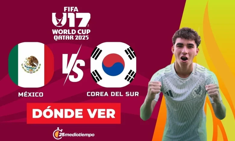 México vs Corea del Sur: ¿A qué hora y dónde ver EN VIVO partido J1 del Mundial Sub-17 2025?