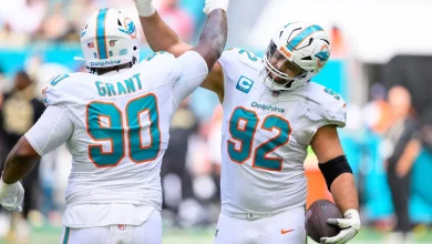 Miami Dolphins come off bye week with narrow home win against New Orleans, beating Saints 21-17
