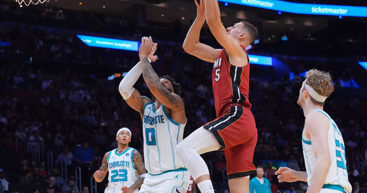 Miami Heat set franchise record with 53-point first quarter against Charlotte Hornets