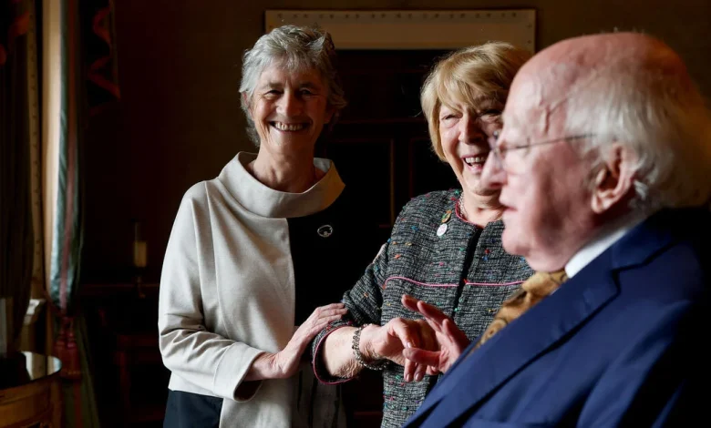 Michael D Higgins ends presidency with emotional farewell at Áras an Uachtaráin