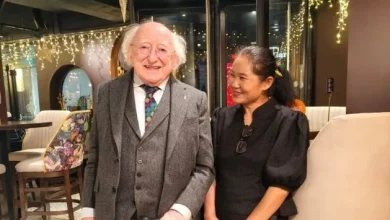 Michael D Higgins spotted at Galway Thai restaurant as former president poses with staff
