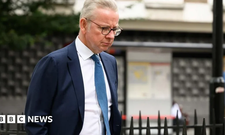 Michael Gove apologises after Covid report alleges 'toxic' culture