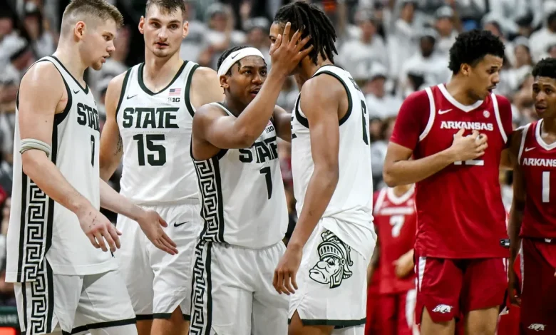 Michigan State stumbled into its best lineup vs Arkansas – and it's loaded with freshmen