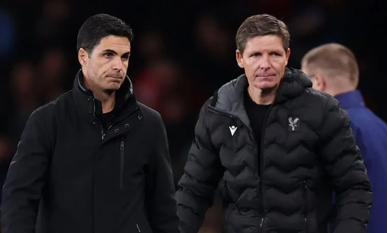 Mikel Arteta disagrees with Oliver Glasner in Arsenal vs Palace row – 'that's not fair'