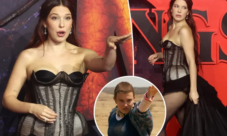 Millie Bobby Brown snaps at photographer on ‘Stranger Things’ red carpet: ‘You smile!’