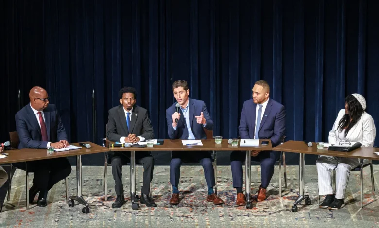 Minneapolis Mayor Jacob Frey seeks to fend off democratic socialist's challenge in a crowded race