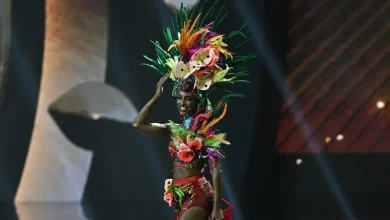 Miss Jamaica Falls Off Stage During Miss Universe Pageant