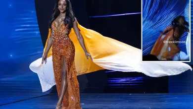 Miss Jamaica to remain hospitalized in ICU for at least another week after tumbling off Miss Universe stage